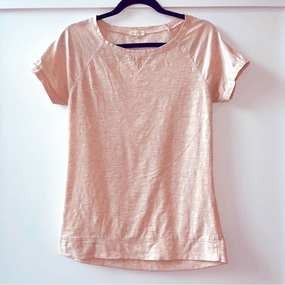 Thyme & Honey Blush Lace Back Top - Medium - Picture 3 of 7